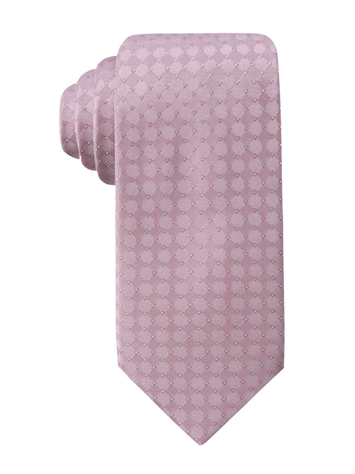 RYAN SEACREST Mens Pink Tonal Neat Classic Neck Tie