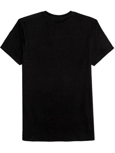 JEM SPORTSWEAR Mens America Freedom Black Graphic Short Sleeve Classic Fit T-Shirt S