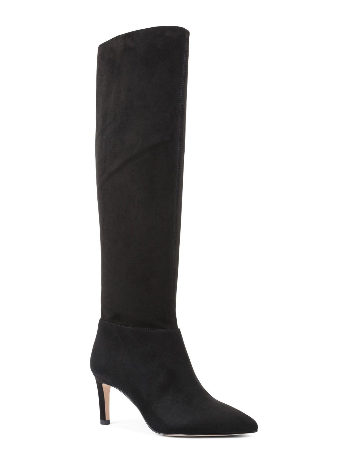 BCBG MAXAZRIA Womens Black Stretch Pointed Toe Stiletto Dress Boots 9.5