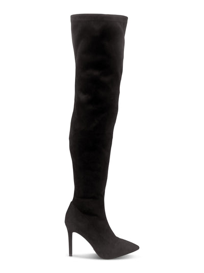 THALIA SODI Womens Black Cushioned Pointed Toe Stiletto Zip-Up Dress Boots 7