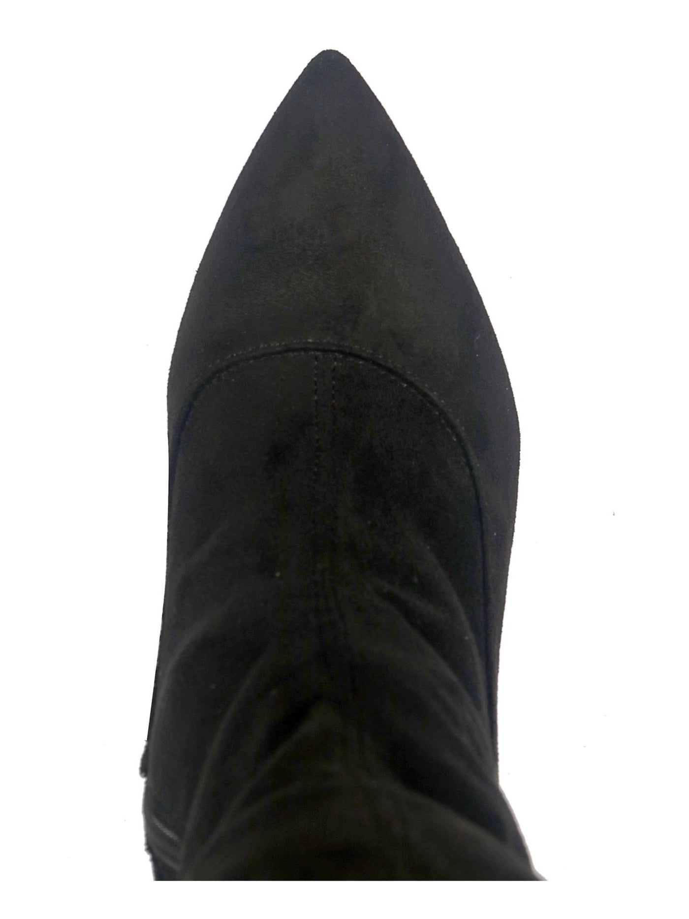 THALIA SODI Womens Black Cushioned Pointed Toe Stiletto Zip-Up Dress Boots 9.5