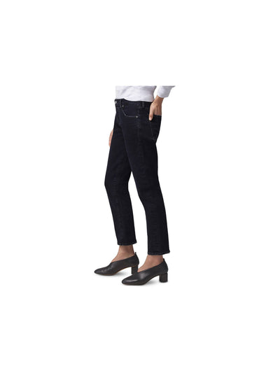 HUDSON Womens Black Pocketed Straight leg Pants Juniors Size: 26