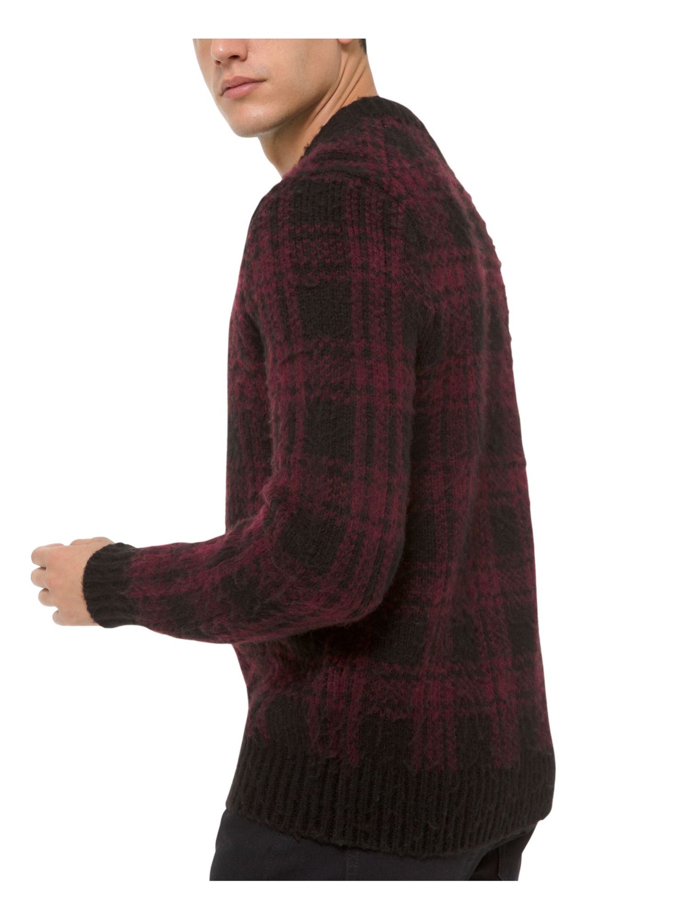 MICHAEL KORS Mens Black Crew Neck Pullover Sweater XXL