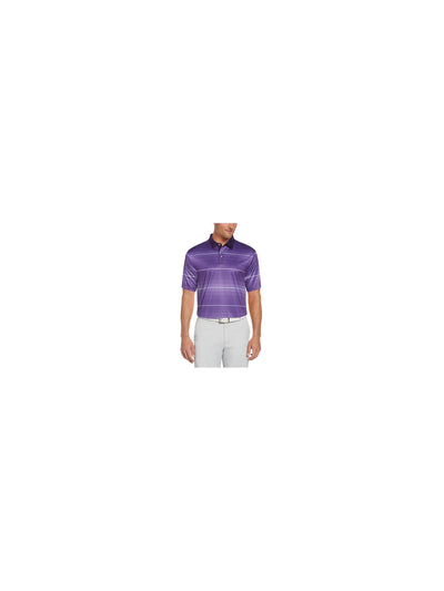 PGA TOUR Mens Purple Polo S