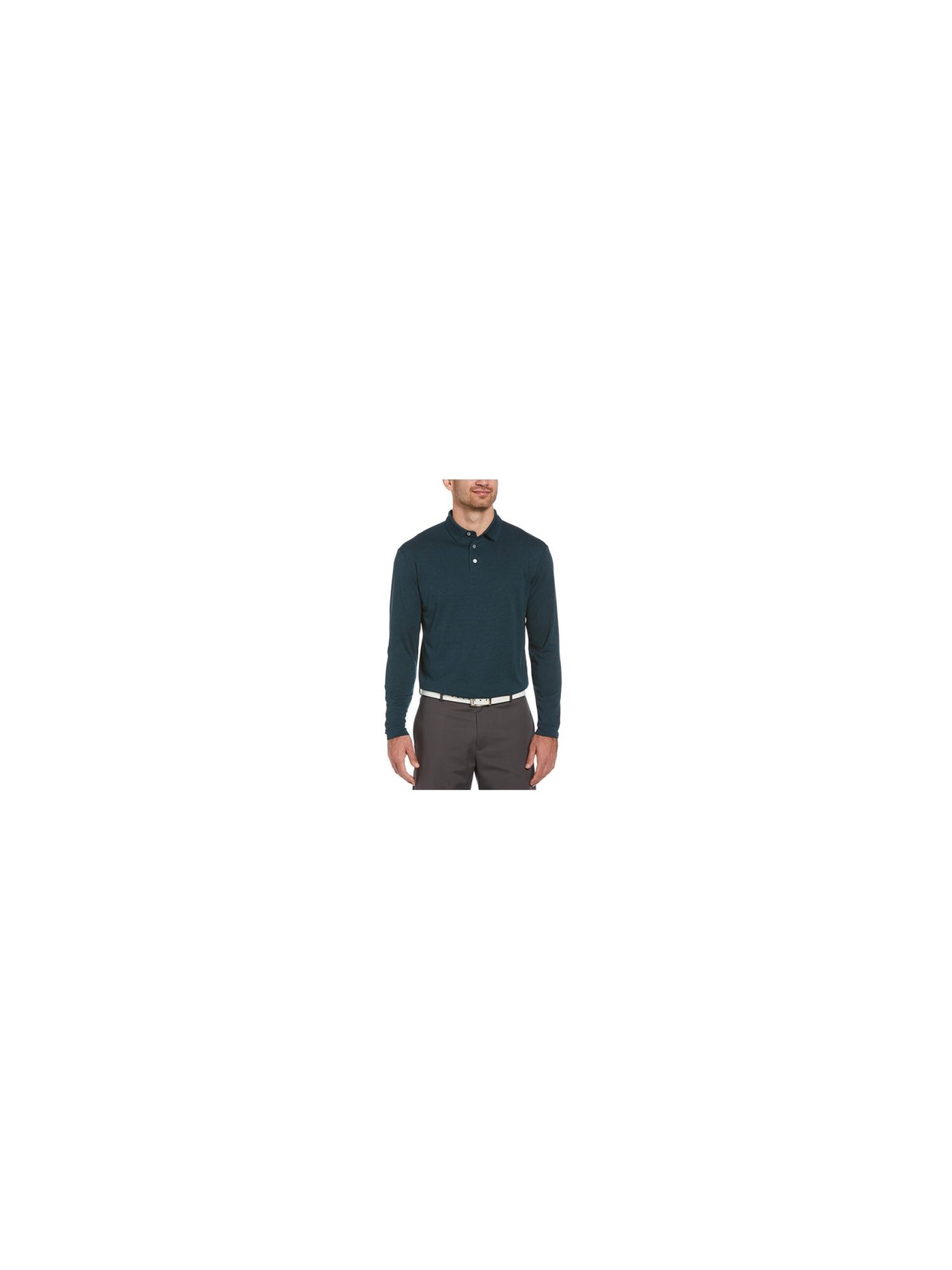 HYBRID APPAREL Mens Teal Classic Fit Polo XXL