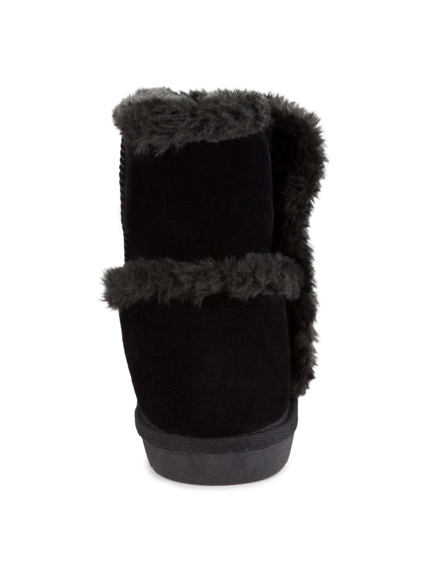 SUGAR Womens Black Comfort Poppy Round Toe Snow Boots 9 M