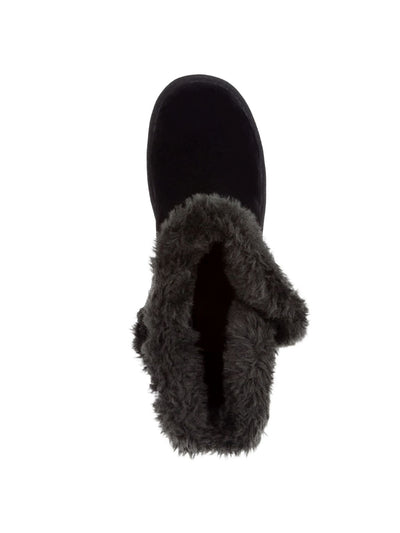 SUGAR Womens Black Comfort Poppy Round Toe Snow Boots 9 M