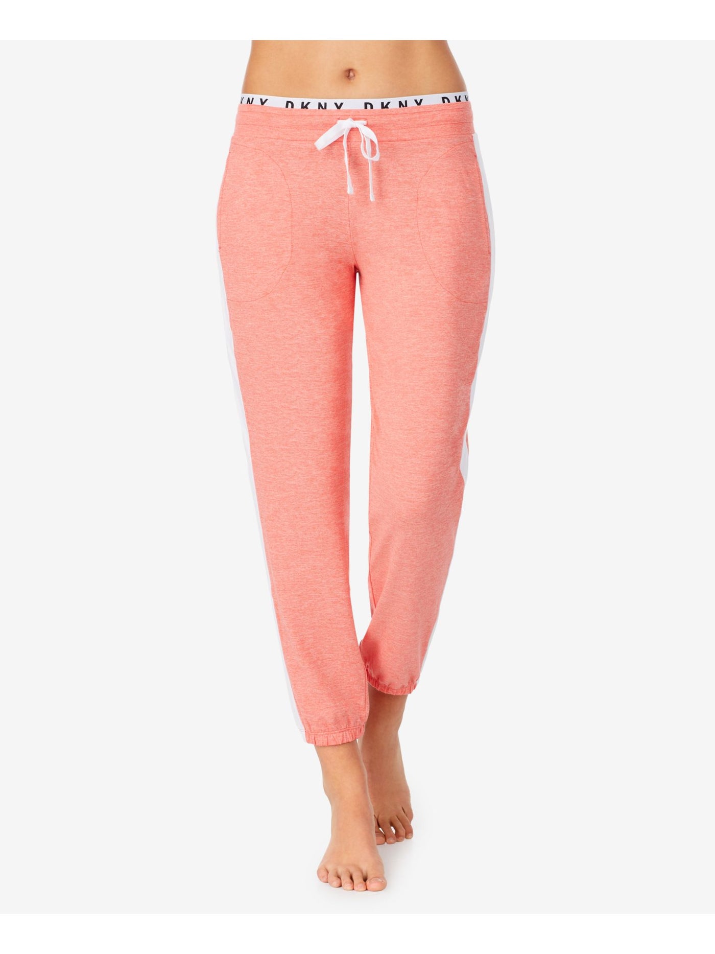 DKNY Intimates Pink Pocketed Cuffed Jogger Sleep Pants XL