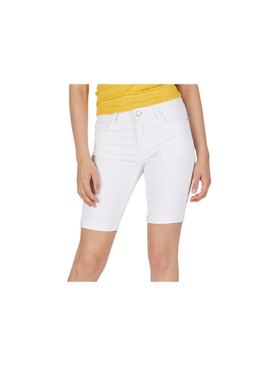 NUMERO Womens White Rolled Hem Shorts 27