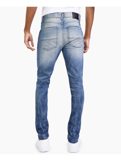 INC Mens Blue Flat Front, Skinny Fit Denim Jeans 30 Waist