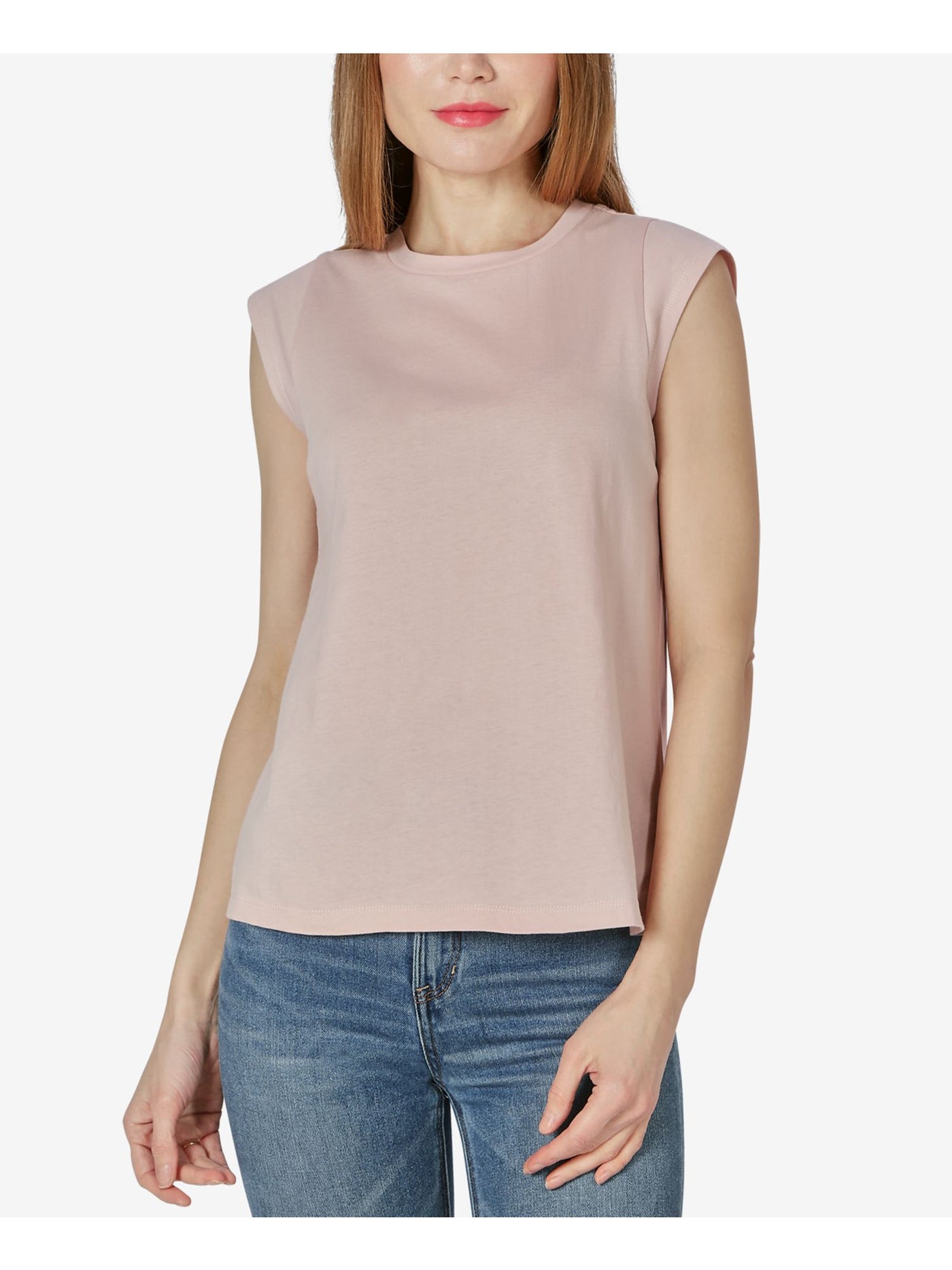 ULTRA FLIRT Womens Pink Cap Sleeve T-Shirt Juniors XS
