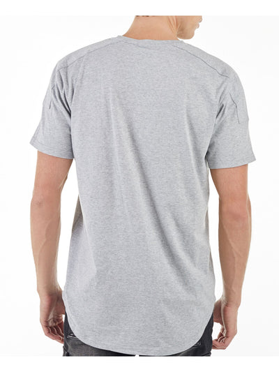 NANA JUDY Mens Gray Logo Graphic Short Sleeve T-Shirt XL