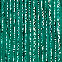 JKARA Womens Green Zippered Sheer Mesh Inset V-back Lined Sleeveless Sweetheart Neckline Mini Party Sheath Dress
