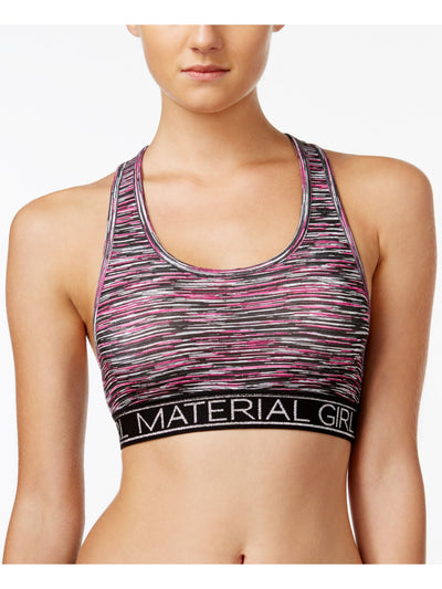 MATERIAL GIRL Intimates Pink Low Impact Everyday Sports Bra Juniors Size: S